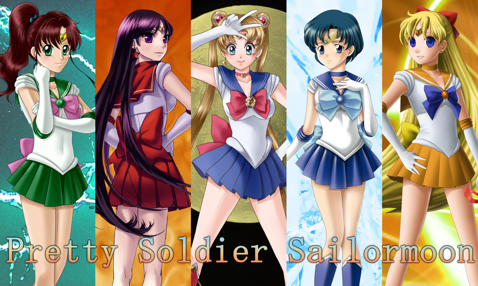 5人の美少女戦士